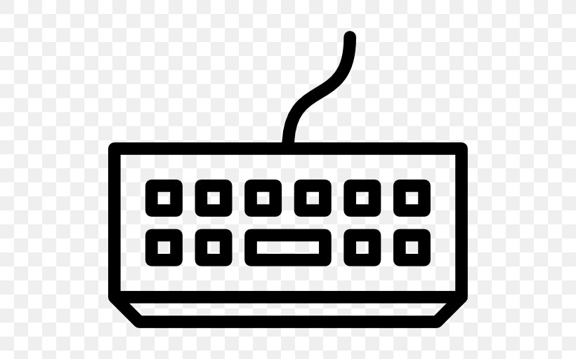 Computer Keyboard Computer Hardware Button, PNG, 512x512px, Computer Keyboard, Area, Black, Black And White, Brand Download Free
