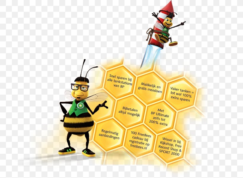 Honey Bee Freebees B.V. Cartoon BP, PNG, 737x602px, Honey Bee, Cartoon, Dutch, Filling Station, Gift Download Free