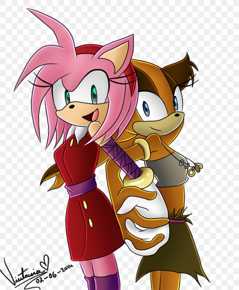 Amy Rose Sticks The Badger Ariciul Sonic Tails Sonic The Hedgehog, PNG, 1055x1281px, Watercolor, Cartoon, Flower, Frame, Heart Download Free