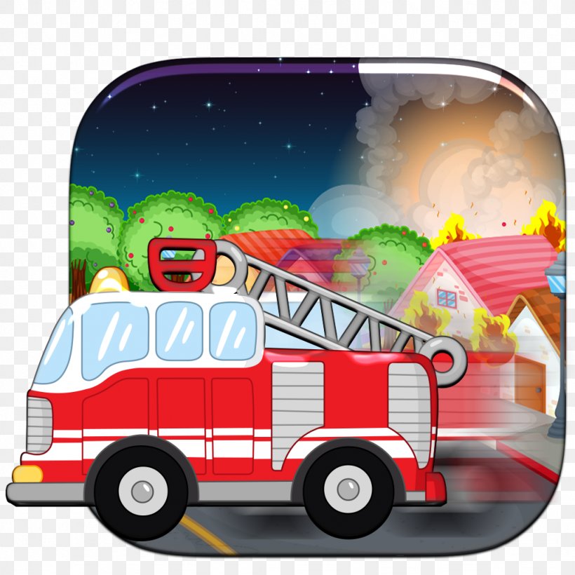 Car Apple App Store Vehicle Firefighter, PNG, 1024x1024px, Car, App Store, Apple, Automotive Design, Fire Engine Download Free