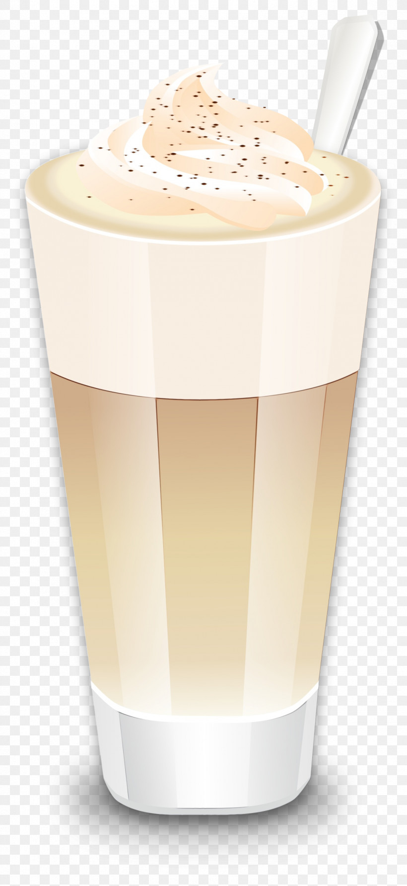 Iced Coffee, PNG, 1379x3000px, Watercolor, Coffee, Coffee Cup, Coffee Milk, Cream Download Free