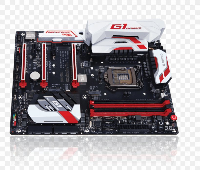 Intel High-Performance Gaming & Audio Mother Board Z170X-Gaming G1 LGA 1151 ATX Motherboard, PNG, 1000x849px, Intel, Atx, Computer Component, Computer Cooling, Computer Hardware Download Free