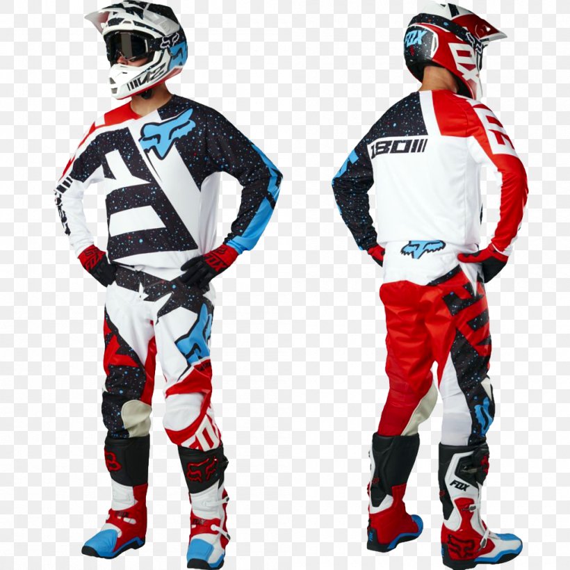 Motorcycle Helmets Fox Racing Clothing Motocross Jersey, PNG, 1000x1000px, Motorcycle Helmets, Blue, Braces, Clothing, Costume Download Free