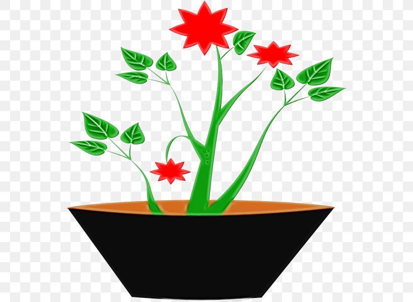 Pot Leaf Cartoon, PNG, 558x599px, Watercolor, Cut Flowers, Floral Design, Flower, Flowering Pot Plants Download Free