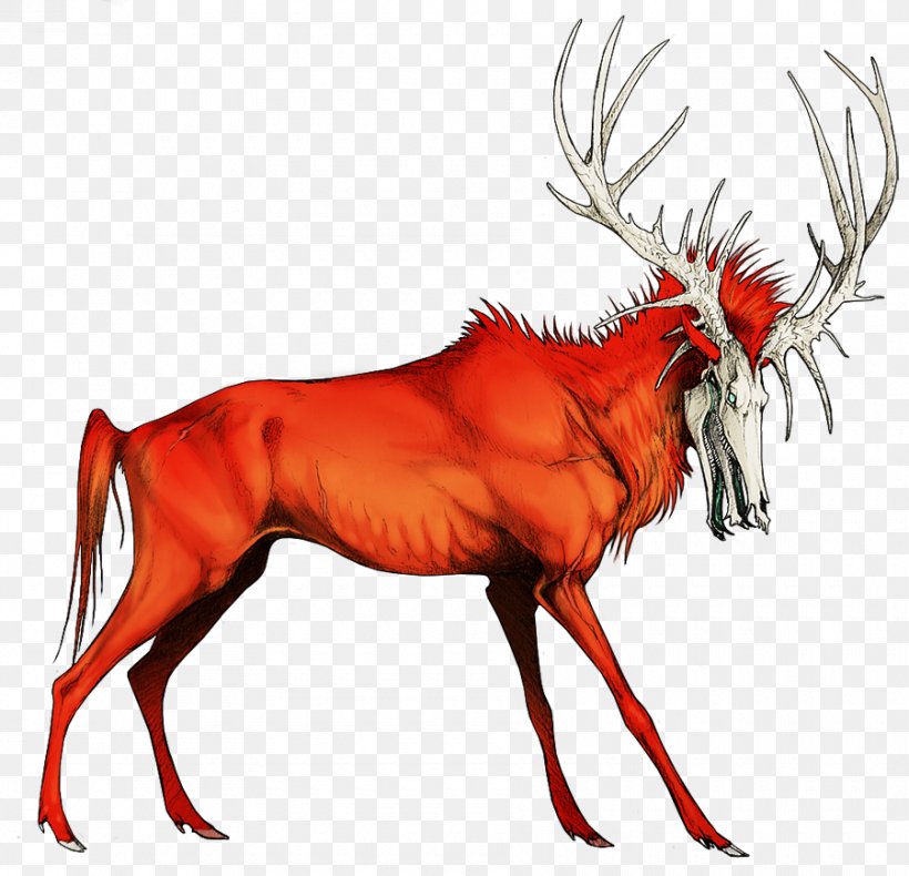 Reindeer Elk Antler Character, PNG, 900x868px, Reindeer, Antler, Character, Deer, Elk Download Free