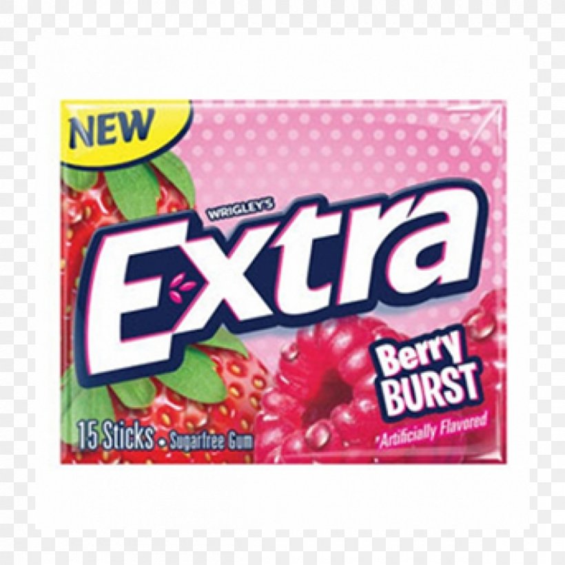 Chewing Gum Extra Wrigley Company Berry Flavor, PNG, 1200x1200px, Chewing Gum, Berry, Big League Chew, Brand, Candy Download Free