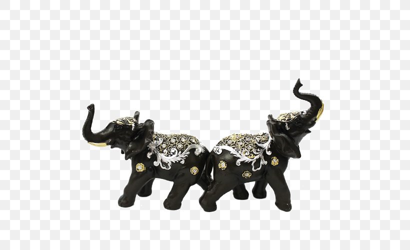 Indian Elephant Animal Figurine Cattle, PNG, 500x500px, Indian Elephant, Animal Figure, Animal Figurine, Cattle, Elephant Download Free