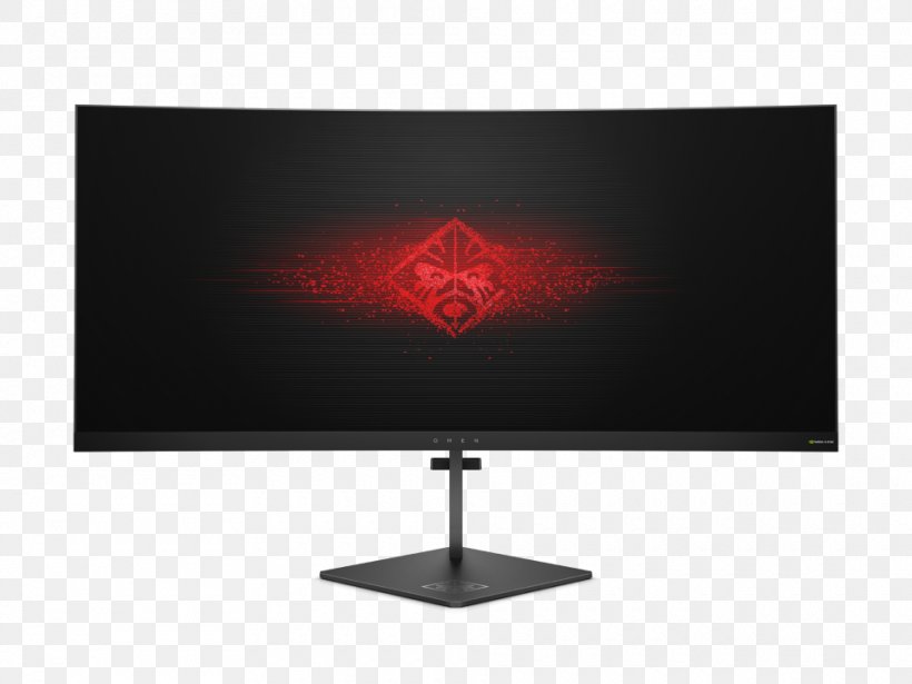 LED 88.9 Cm Omen By HP 35 EEC C N/A WQHD 4 Ms HDMI Computer Monitors 21:9 Aspect Ratio Nvidia G-Sync Graphics Display Resolution, PNG, 960x720px, 219 Aspect Ratio, Computer Monitors, Computer, Computer Monitor, Computer Monitor Accessory Download Free