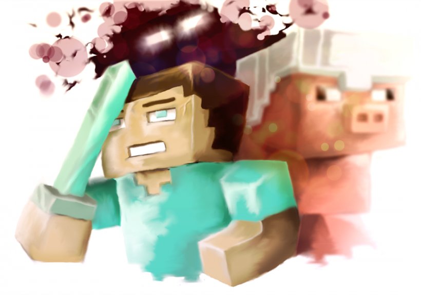 Minecraft: Pocket Edition Roblox Mod Herobrine, PNG, 1066x750px, Watercolor, Cartoon, Flower, Frame, Heart Download Free