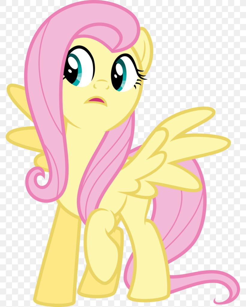 Pony Fluttershy Horse, PNG, 781x1022px, Watercolor, Cartoon, Flower, Frame, Heart Download Free