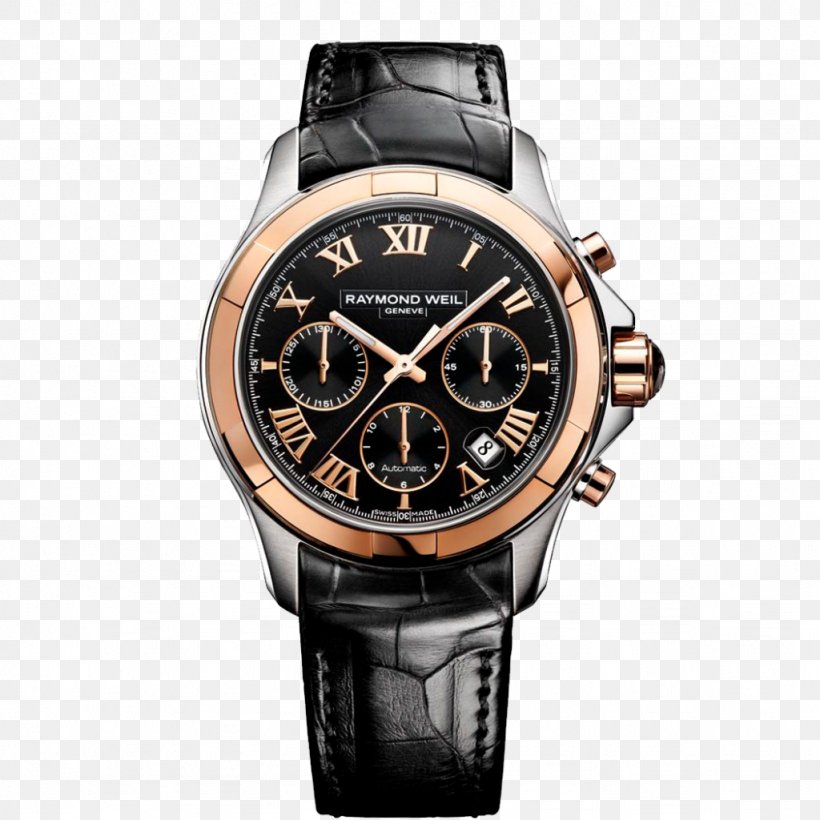 Raymond Weil Watch Chronograph Jewellery Retail, PNG, 1024x1024px, Raymond Weil, Baume Et Mercier, Brand, Breitling Sa, Brown Download Free