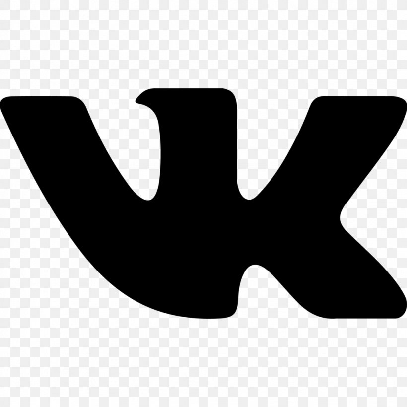 VKontakte Logo, PNG, 1024x1024px, Vkontakte, Black, Black And White, Logo, Monochrome Download Free