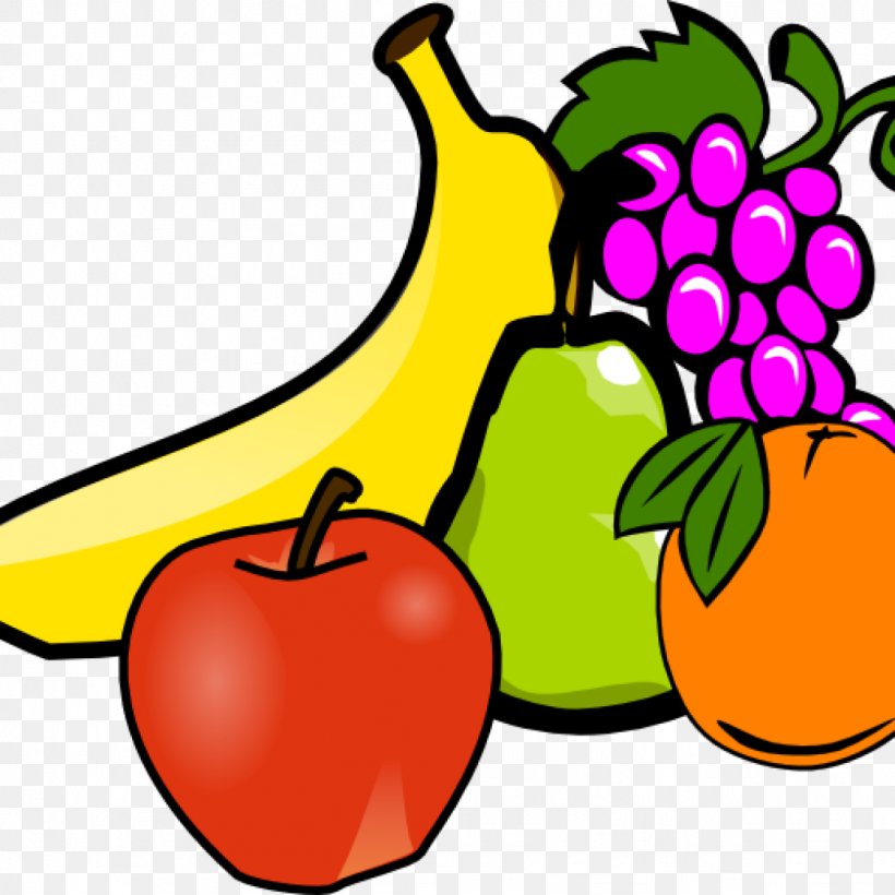 Clip Art Vegetable Fruit Produce, PNG, 1024x1024px, Vegetable, Accessory Fruit, Banana, Eating, Food Download Free