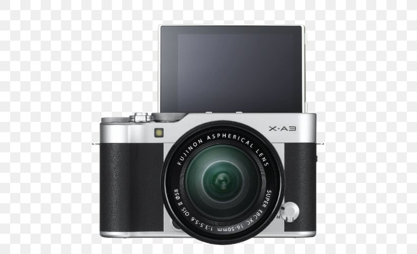Fujifilm X-A2 Fujifilm X-A10 Mirrorless Interchangeable-lens Camera Fujifilm X-A3 Mirrorless Digital Camera With XC 16-50mm F/3.5-5.6 OIS Lens (Pink, PAL), PNG, 500x500px, Fujifilm, Camera, Camera Accessory, Camera Lens, Cameras Optics Download Free