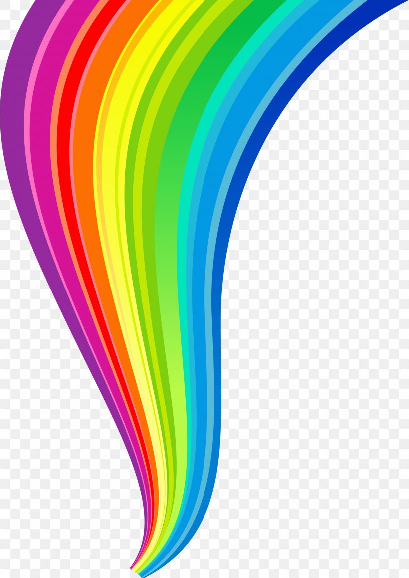 Rainbow Clip Art, PNG, 2469x3488px, Rainbow, Color, Curve