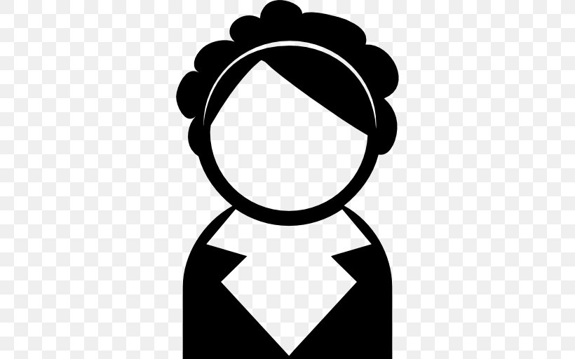 Woman User Clip Art, PNG, 512x512px, Woman, Artwork, Avatar, Black, Black And White Download Free