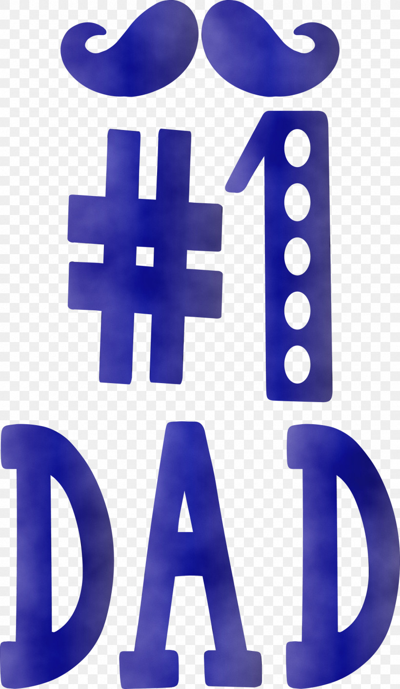 Logo Purple Font Cobalt Blue Number, PNG, 1744x3000px, No1 Dad, Blue, Cobalt Blue, Happy Fathers Day, Logo Download Free