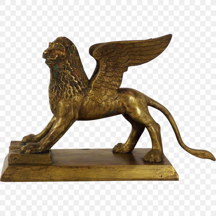 Lion Of Venice Bronze Sculpture Saint Mark's Basilica Lion Of Saint Mark, PNG, 1959x1959px, Lion Of Venice, Bronze, Bronze Sculpture, Classical Sculpture, Figurine Download Free