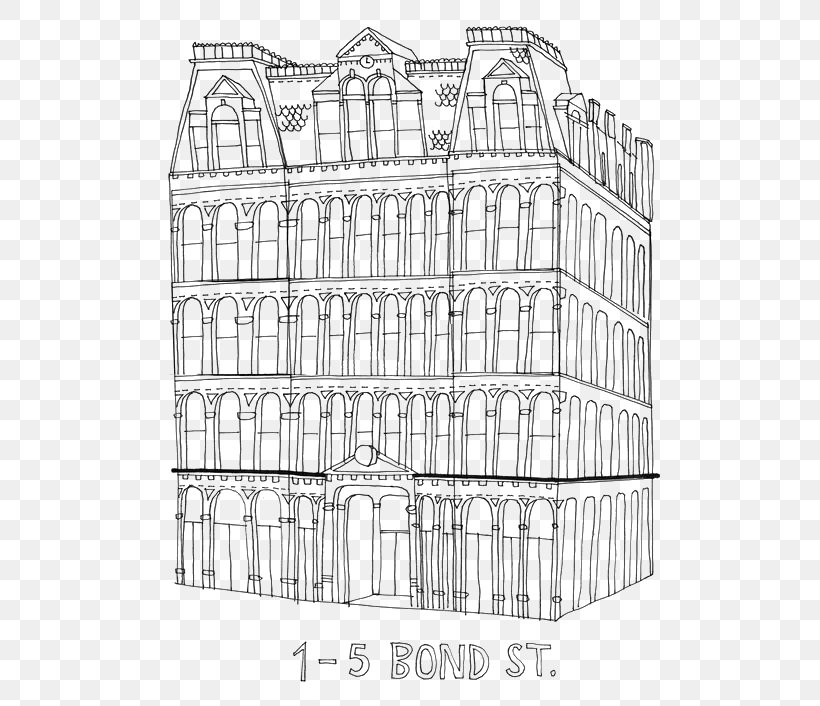 New York City All The Buildings In New York: That Ive Drawn So Far Architecture Drawing, PNG, 564x706px, New York City, Architecture, Area, Black And White, Building Download Free