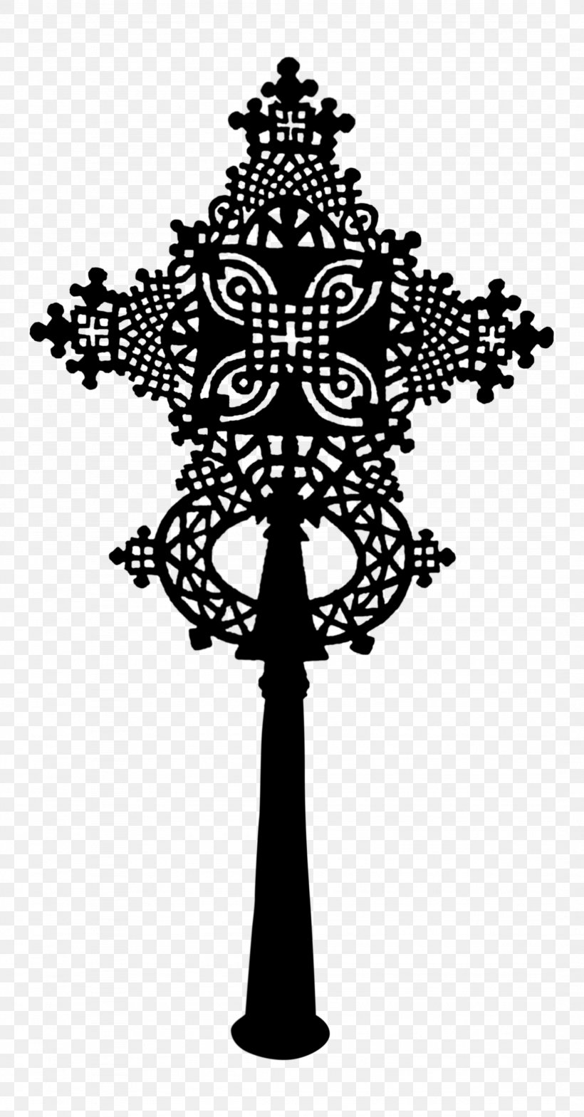 Silhouette Pattern Flower Branching, PNG, 2152x4120px, Silhouette, Blackandwhite, Branching, Cross, Flower Download Free