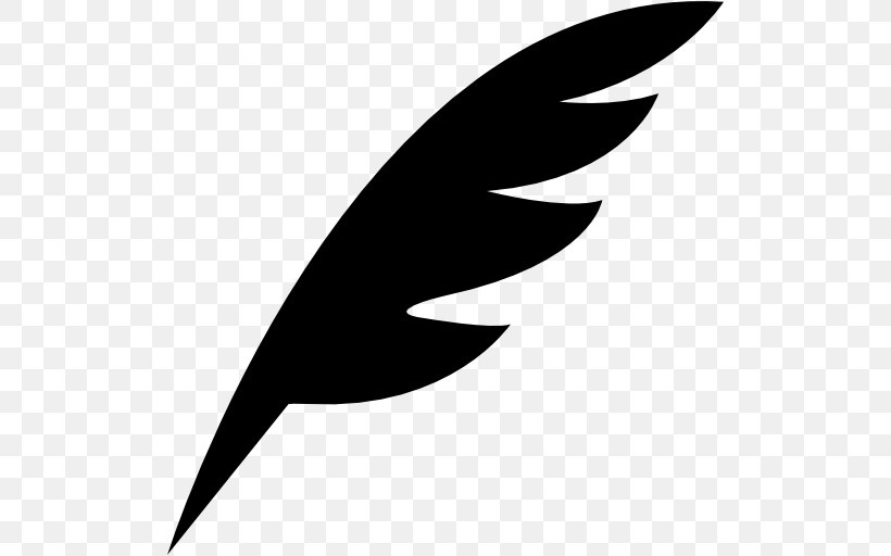 Bird Wing, PNG, 512x512px, Bird, Beak, Black, Black And White, Feather Download Free