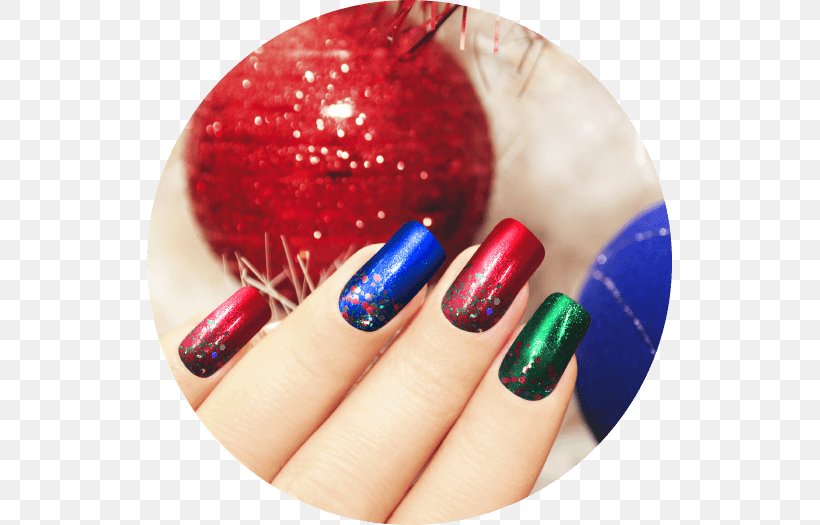 Nail Polish Manicure Artificial Nails Nageldesign, PNG, 525x525px, Nail, Artificial Nails, Christmas Day, Color, Cosmetics Download Free