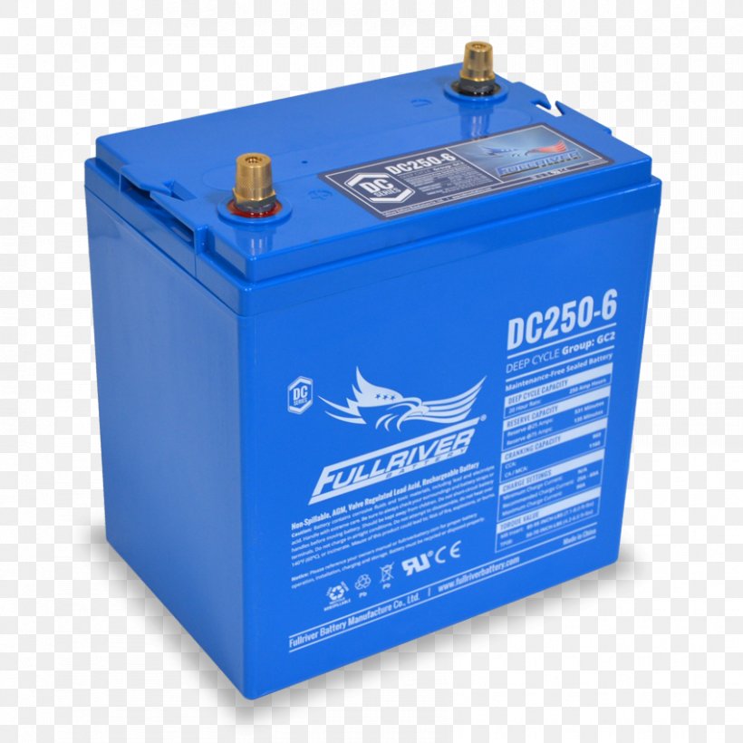 VRLA Battery Deep-cycle Battery Electric Battery Fullriver DC105-12 AGM Sealed 12V 105Ah Battery Ampere Hour, PNG, 850x850px, Vrla Battery, Ampere, Ampere Hour, Deepcycle Battery, Direct Current Download Free