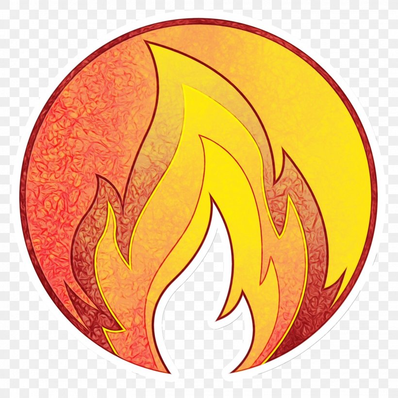 Yellow Background, PNG, 1535x1535px, Cartoon, Character, Flame, Logo, Sticker Download Free