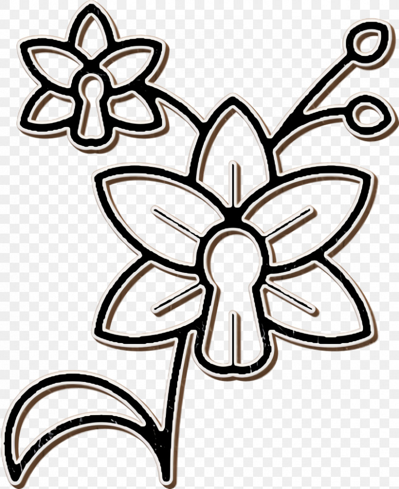Detailed Flowers Icon Flower Icon Orchid Icon, PNG, 842x1032px, Flower Icon, Flower, Insects, Jewellery, Leaf Download Free