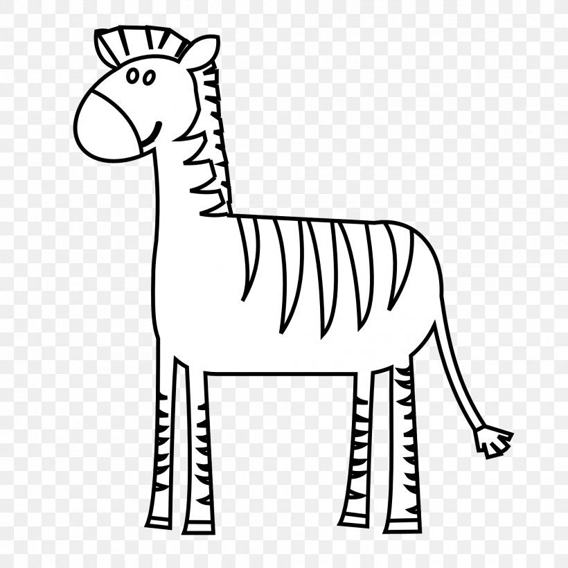 Zebra Black And White Drawing Clip Art, PNG, 1979x1979px, Zebra, Animal Figure, Area, Black And White, Blog Download Free
