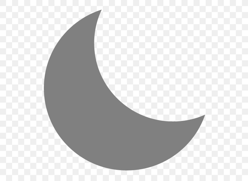 Crescent Desktop Wallpaper Line, PNG, 600x600px, Crescent, Black And White, Computer, Monochrome, Symbol Download Free