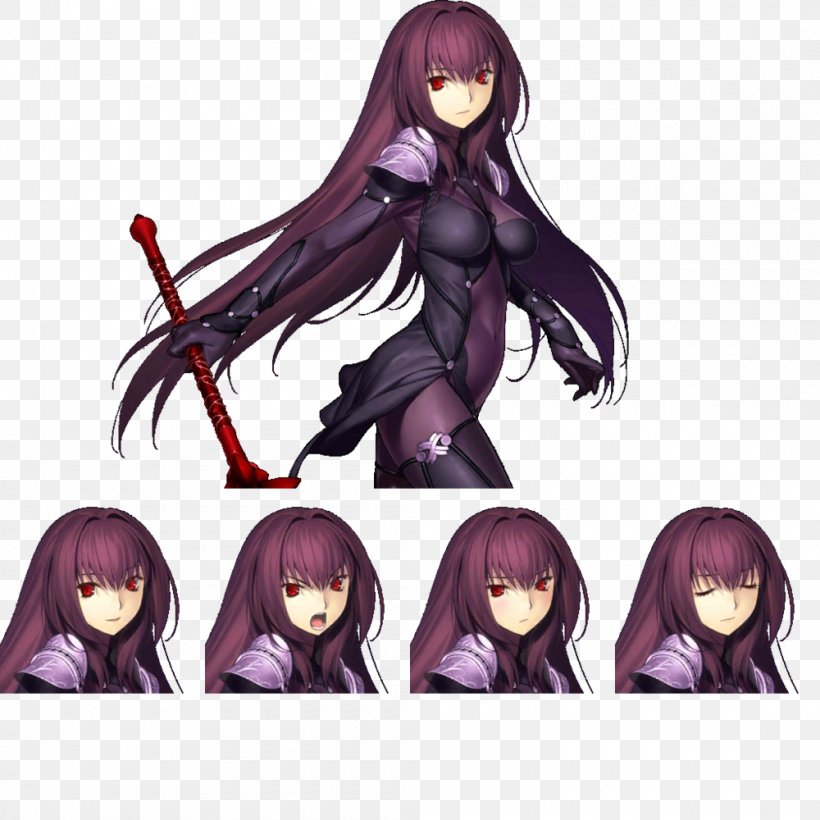 Fate/stay Night Fate/Grand Order Fate/Extella: The Umbral Star Fate/Extra Scáthach, PNG, 1000x1000px, Watercolor, Cartoon, Flower, Frame, Heart Download Free