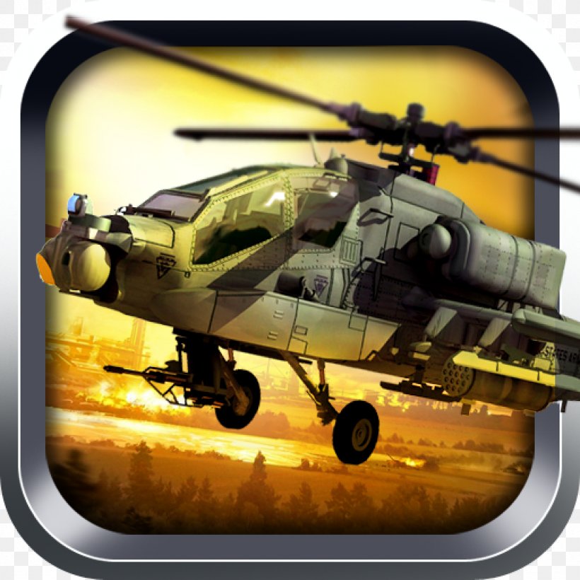 Helicopter 3D Flight Simulator GUNSHIP BATTLE: Helicopter 3D Airplane, PNG, 1024x1024px, Helicopter, Aircraft, Airplane, Android, Attack Helicopter Download Free