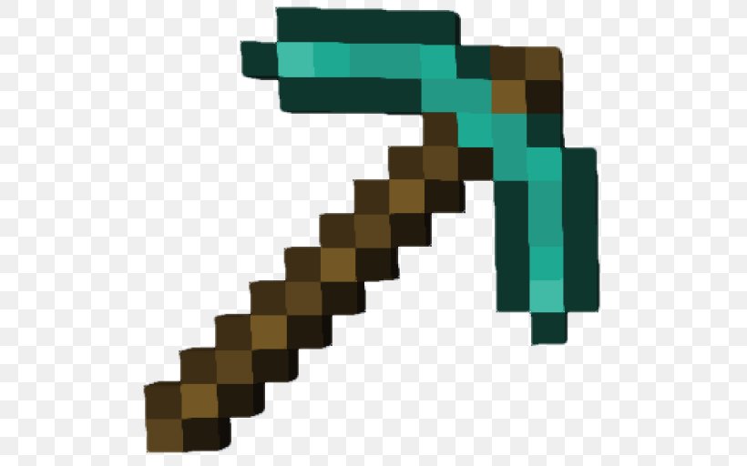 Minecraft: Pocket Edition Pickaxe Roblox Video Game, PNG, 512x512px, 3d Computer Graphics, Minecraft, Axe, Item, Markus Persson Download Free