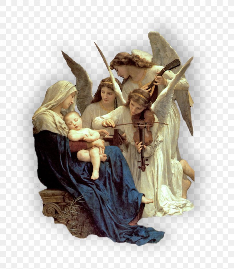 Song Of The Angels The Virgin With Angels Maternal Admiration Oil Painting, PNG, 835x960px, Song Of The Angels, Angel, Art, Christian Art, Classical Sculpture Download Free