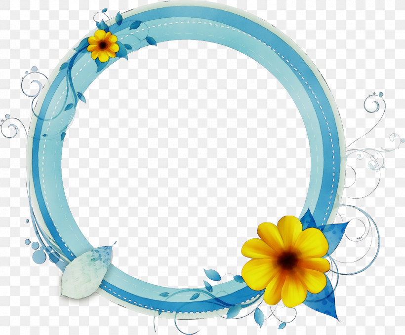 Turquoise Flower Circle, PNG, 1500x1243px, Flower Circle Frame, Circle, Floral Circle Frame, Flower, Paint Download Free