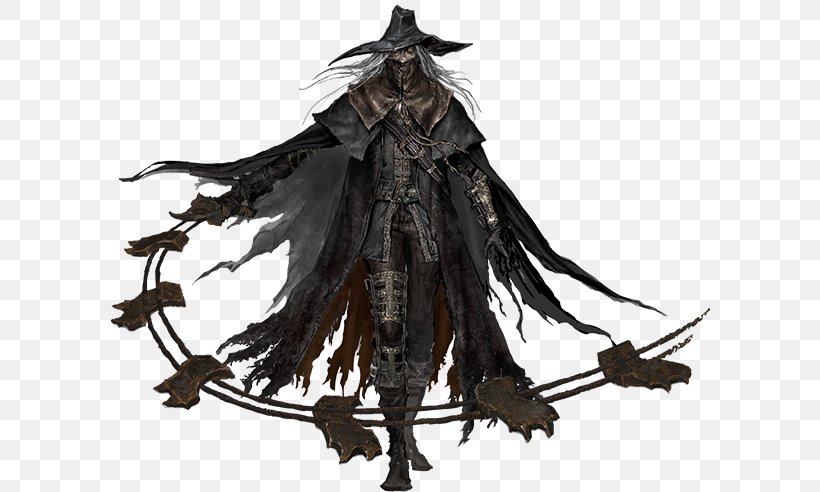 Bloodborne: The Old Hunters Dark Souls III Concept Art PlayStation 4, PNG, 600x492px, Bloodborne The Old Hunters, Art, Bloodborne, Concept Art, Costume Design Download Free