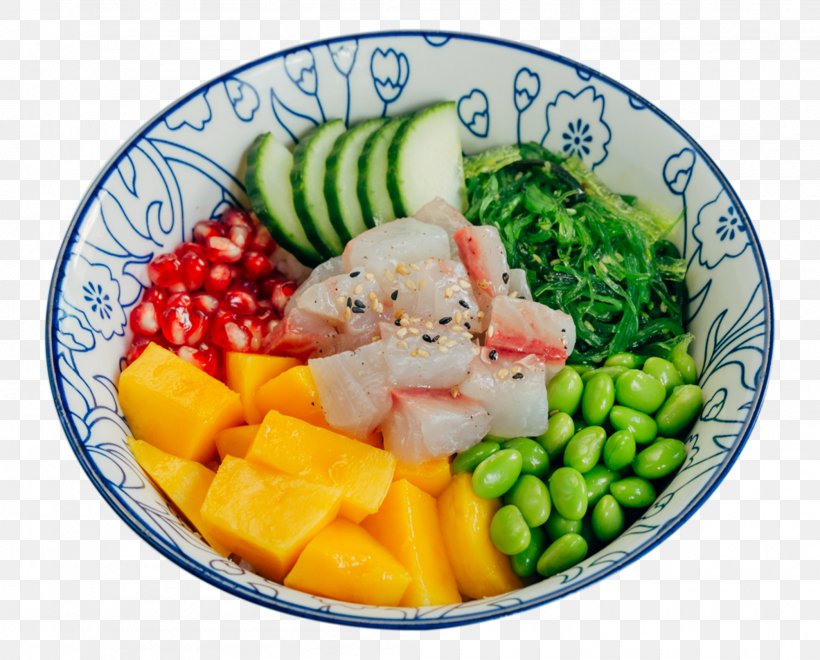 Vegetarian Cuisine Poke Sushi Donburi Tempura, PNG, 2004x1615px, Vegetarian Cuisine, Asian Cuisine, Asian Food, Avocado, Cuisine Download Free
