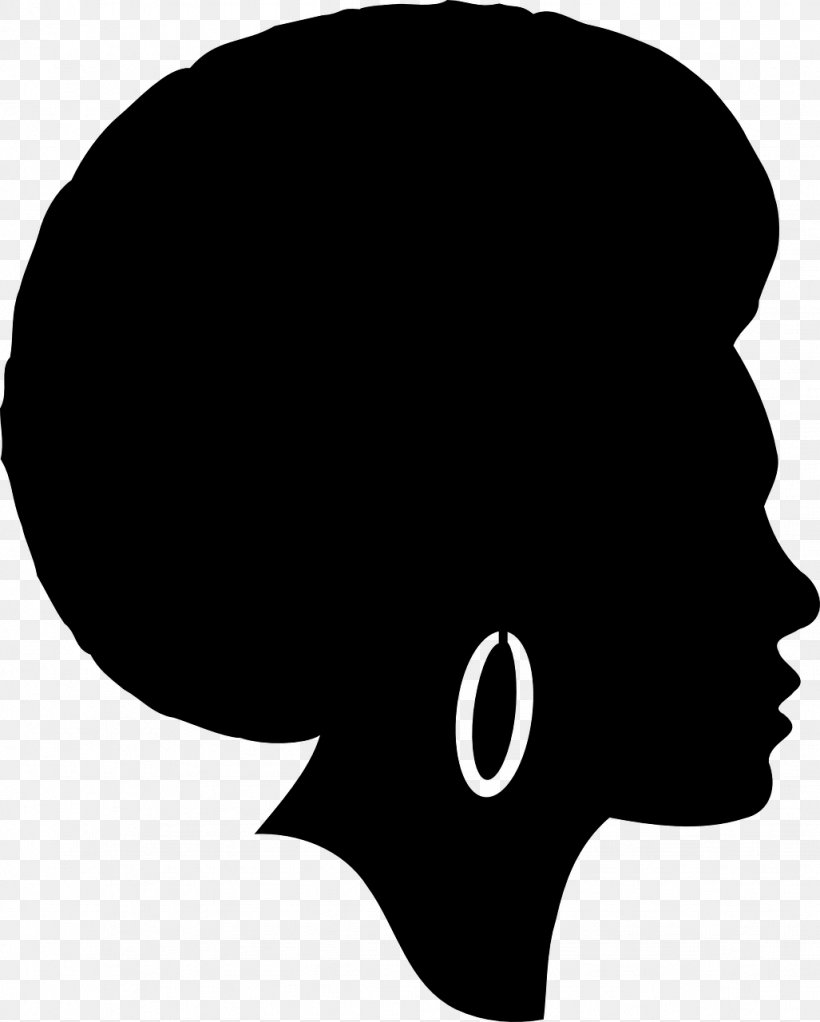 Silhouette African American Female Clip Art, PNG, 1027x1280px ...