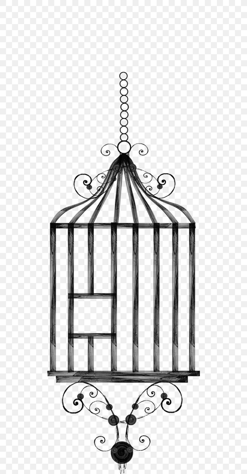 Birdcage Drawing Lovebird Clip Art, PNG, 508x1574px, Birdcage, Area, Art, Bird, Black And White Download Free