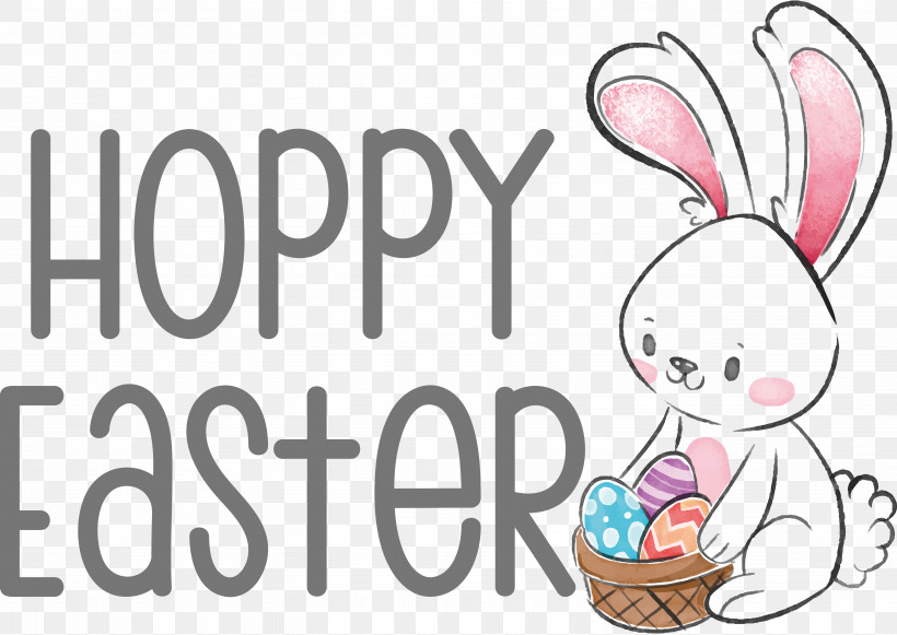 Easter Bunny, PNG, 6075x4310px, Easter Bunny, Cartoon, Flower, Happiness, Meter Download Free