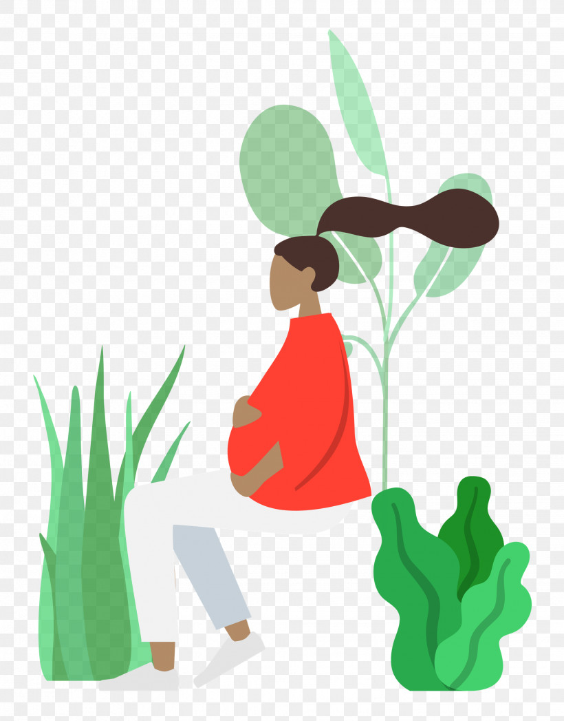 Resting Girl Plant, PNG, 1957x2500px, Resting, Cartoon, Flower, Girl, Green Download Free