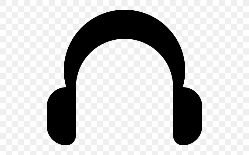 Headphones, PNG, 512x512px, Headphones, Apple Earbuds, Audio, Audio Equipment, Black And White Download Free