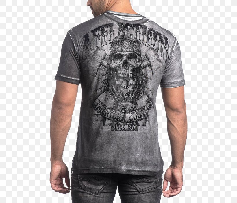 Long-sleeved T-shirt Affliction Clothing, PNG, 700x700px, Tshirt, Affliction Clothing, Black, Black M, Brand Download Free