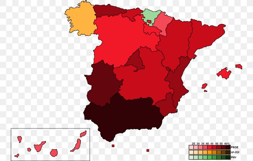 Spain Spanish General Election, 1986 Spanish General Election, 1977 Spanish General Election, 2008 Spanish General Election, 2004, PNG, 750x521px, Spain, Election, Flower, General Election, Map Download Free