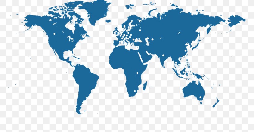 World Map Vector Graphics Stock Illustration Stock Photography, PNG, 768x427px, World, Blue, Cartography, Central Cylindrical Projection, Globe Download Free