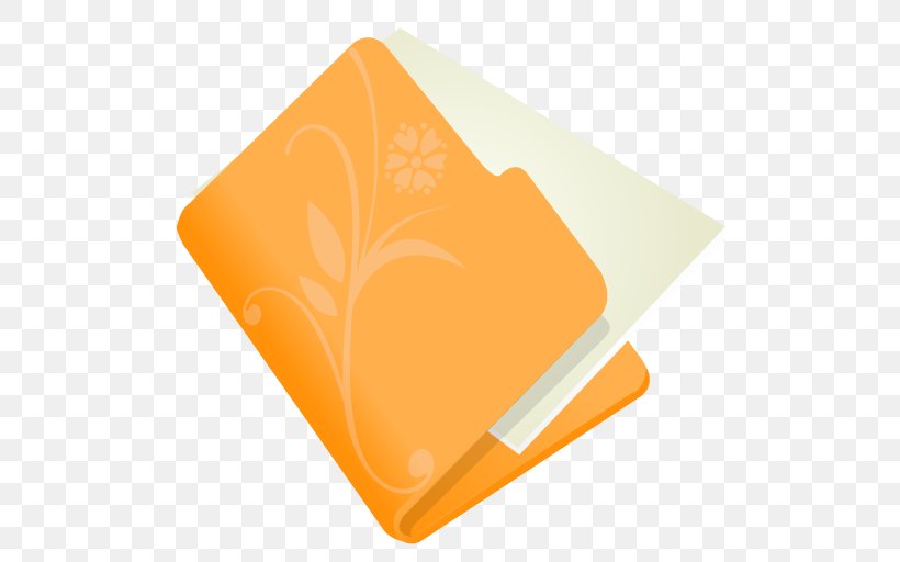Orange Material Yellow, PNG, 512x512px, Directory, Finder, Free, Iphoto, Material Download Free