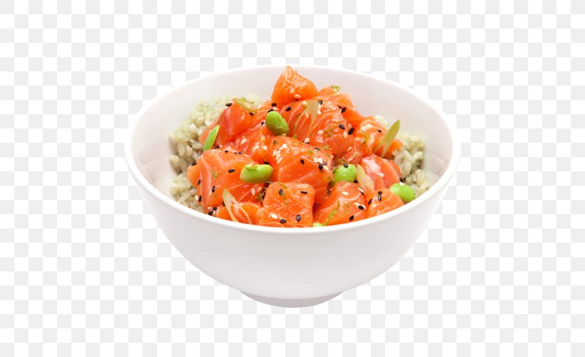 Vegetarian Cuisine Poke Pizza Minestrone Pasta, PNG, 500x500px, Vegetarian Cuisine, Asian Food, Bacon, Carrot, Commodity Download Free