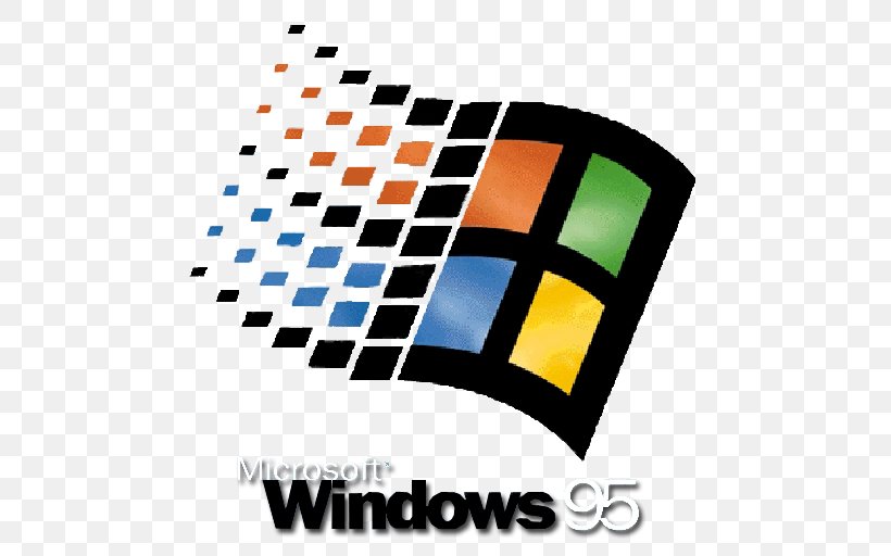 Windows 95 Windows 98 Windows 2000, PNG, 512x512px, Windows 95, Area, Brand, Computer Software, Logo Download Free