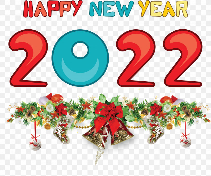 2022 Happy New Year 2022 Happy New Year, PNG, 3000x2503px, Happy New Year, Bauble, Christmas Day, Christmas Decoration, Christmas Tree Download Free